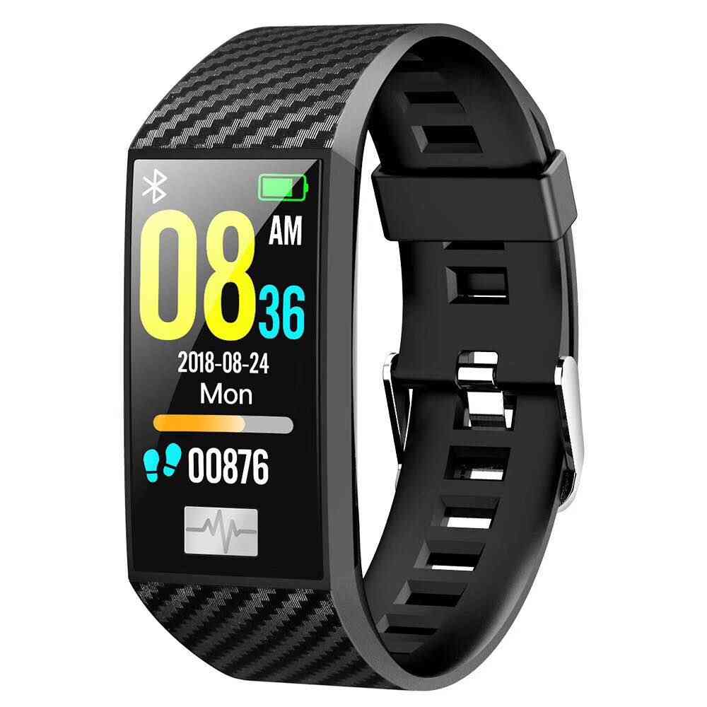 Smartwatch si bratara fitness Diamond 58, Monitorizare fitness, Ritm Cardiac, Respiratie, Pasi, Monitorizare Somn, Monitorizare EKG, multiple programe pentru monitorizarea sportului, Silicon Neagra