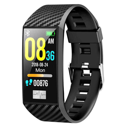 Smartwatch si bratara fitness Diamond 58, Monitorizare fitness, Ritm Cardiac, Respiratie, Pasi, Monitorizare Somn, Monitorizare EKG, multiple programe pentru monitorizarea sportului, Silicon Neagra