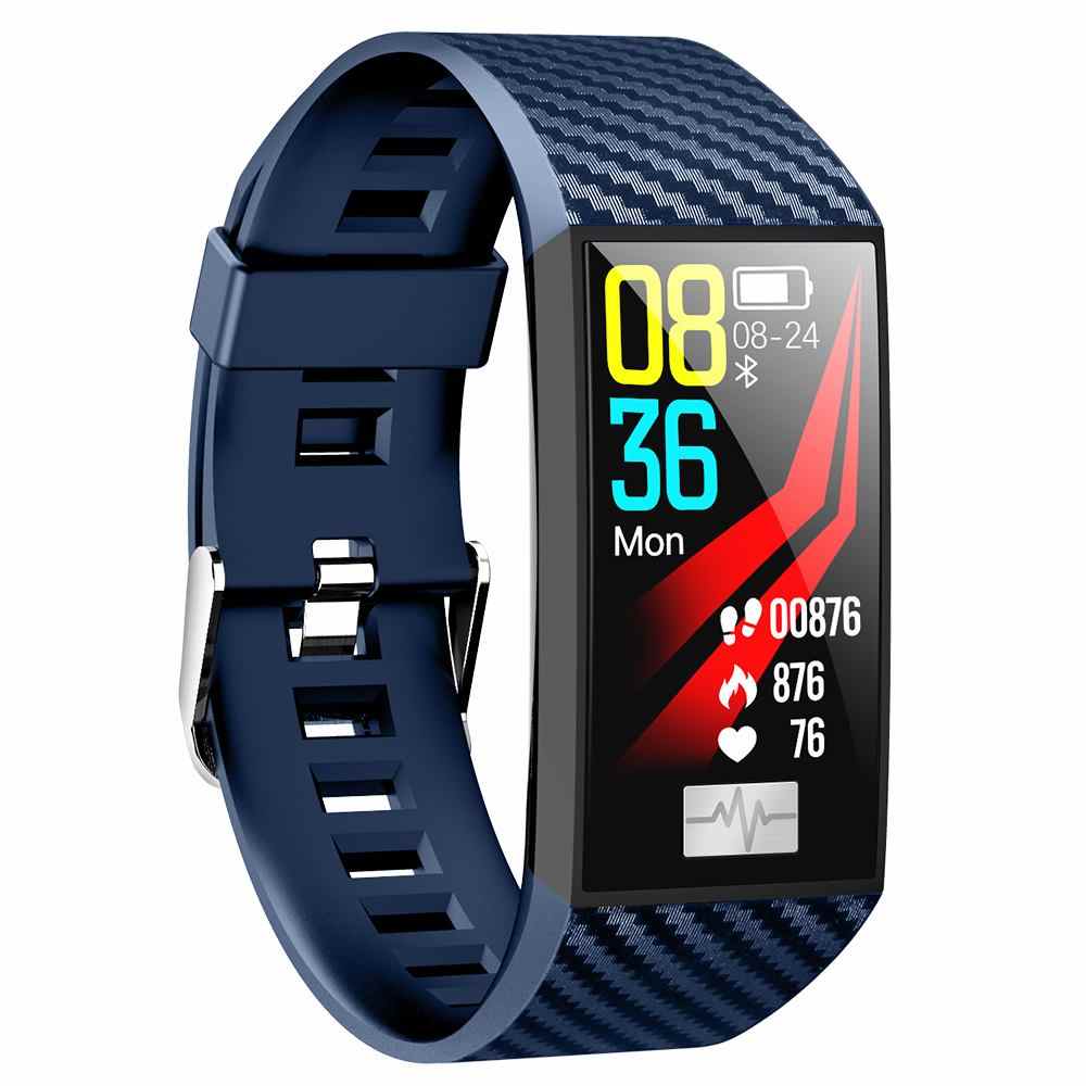 Smartwatch si bratara fitness Diamond 58, Monitorizare fitness, Ritm Cardiac, Respiratie, Pasi, Monitorizare Somn, Monitorizare EKG, multiple programe pentru monitorizarea sportului, Albastru