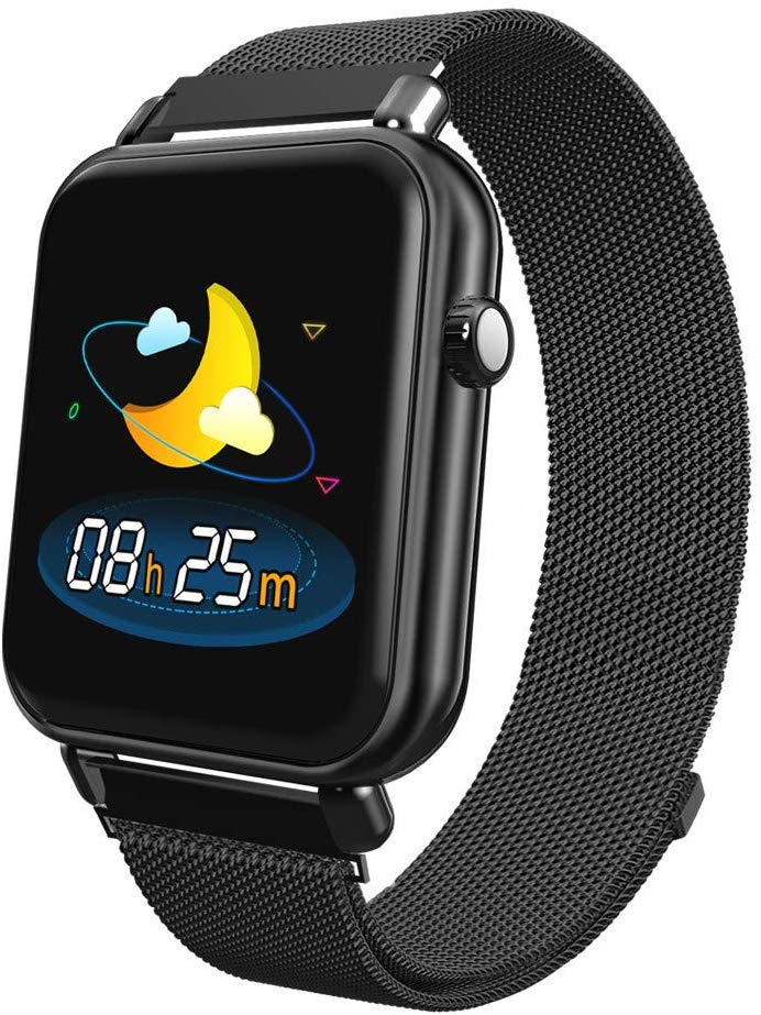 Smartwatch si Bratara Sport Diamond Y6 pro max, Monitorizare Ritm Cardiac, Monitorizare Tensiune, Pedometru, Monitorizare Sanatate, Somn, Monitorizare Fitness, Notificari Apeluri si Aplicatii, Bratra Metalica cu prindere magnetica, Negru