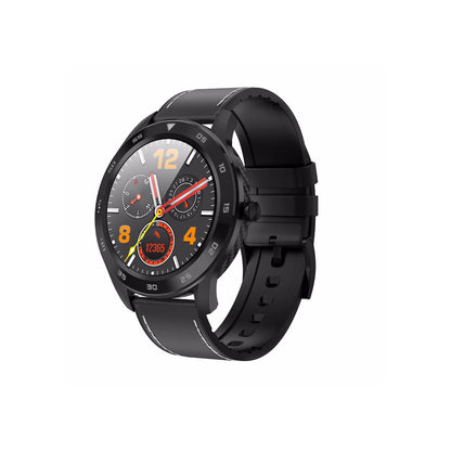 Ceas Smartwatch si Bratara Fitness Digital Fit, Notificari Apeluri si Aplicatii, Monitorizare Ritm Cardiac, Presiune Arteriala, Pedometru, Monitorizare Somn, Monitorizare Activitati Fizice, Giroscop, Bratara Piele, Negru alaturi de bratara Silicon Cadou