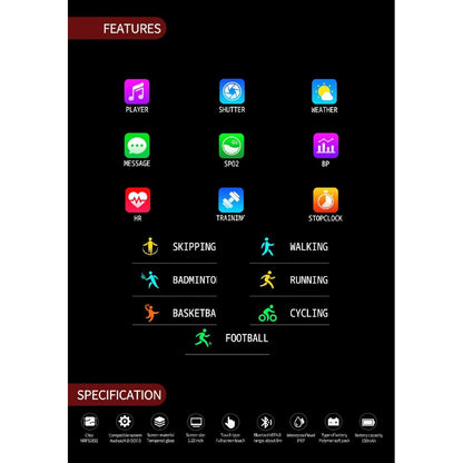 Ceas SmartWatch si Bratara Fitness Full Screen 68, Bratara Metalica Magnetica, Monitorizare ritm cardiac, Monitorizare Somn si Tensiune arteriala, Notificari Apeluri/Fb/Sms, Rezistent la Apa Ip67, Ecran 1.23 Full Touch, Argintiu