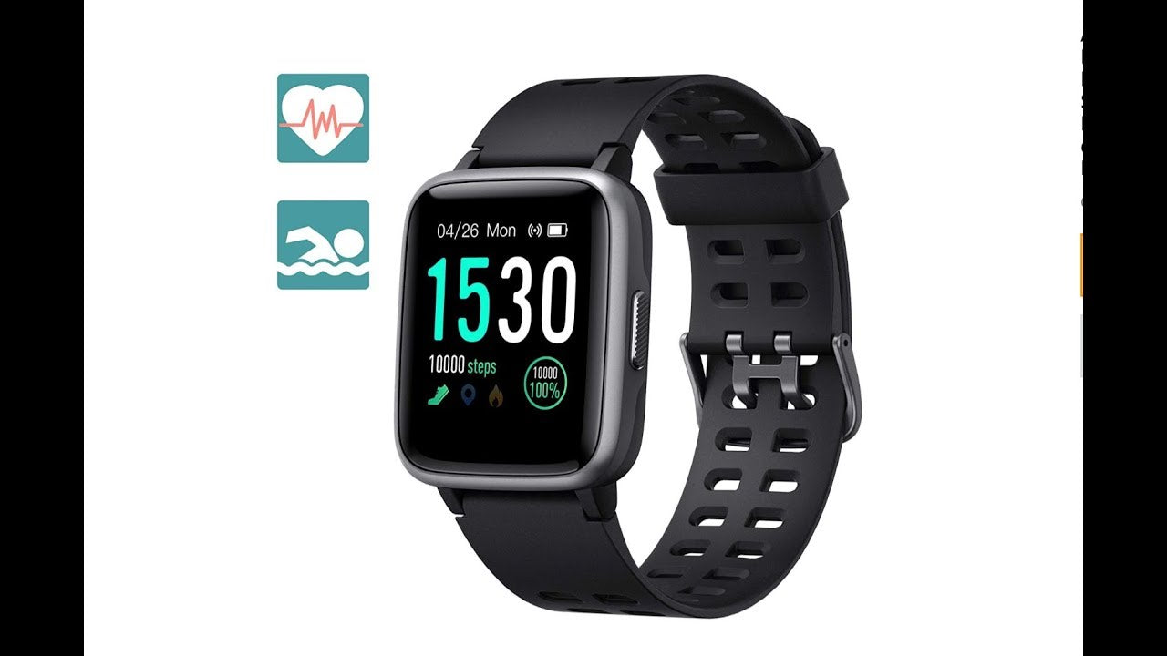 Ceas Smartwatch si Bratara Fitness Ideal Black Viber, Ecran TFT-LCD de 1.3', 8 moduri de sport incorporate, Frecventa cardiaca dinamica, Monitorizarea somnului, Memento Sedentar, 5ATM impermeabilitate, GPS, Negru