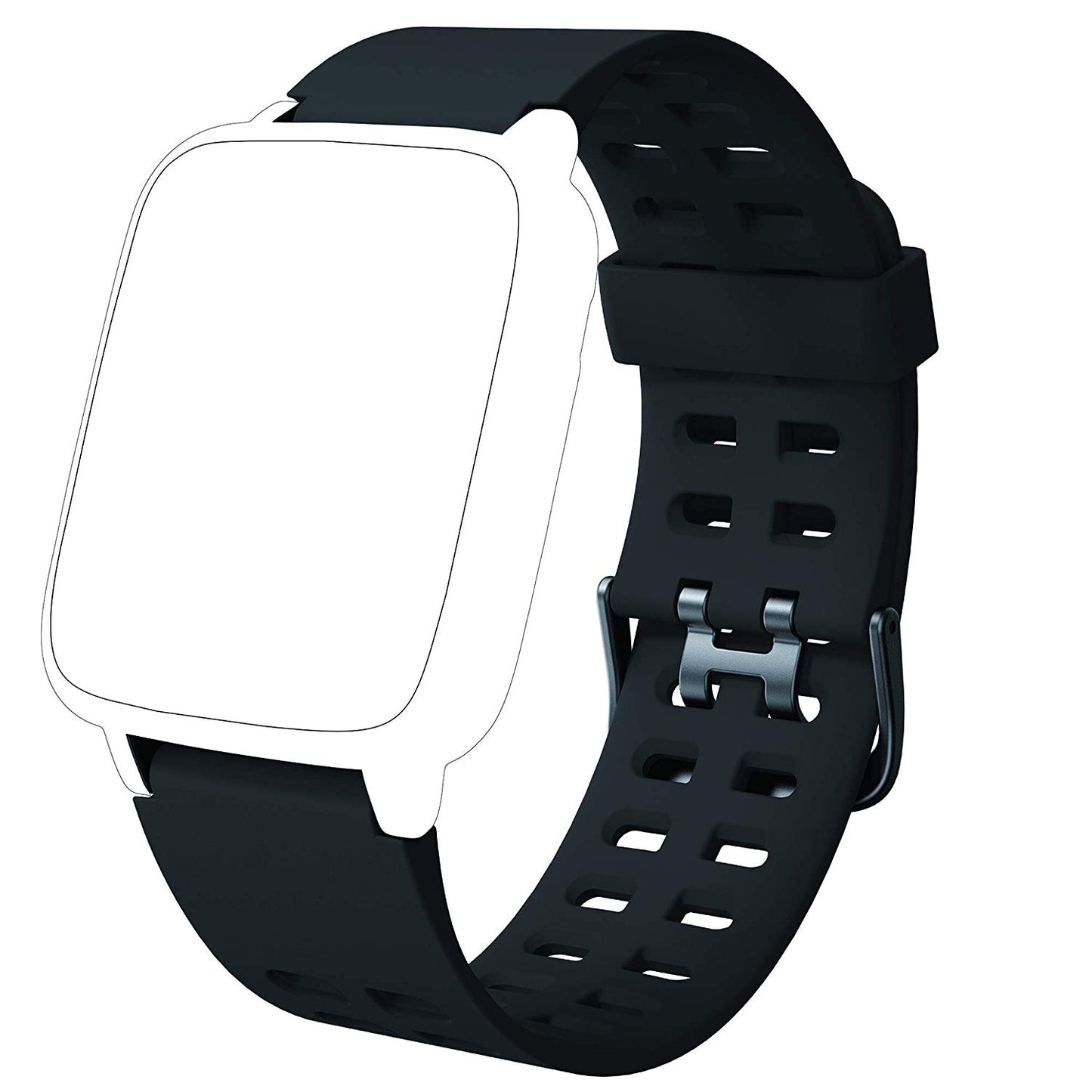 Ceas Smartwatch si Bratara Fitness Ideal Black Viber, Ecran TFT-LCD de 1.3', 8 moduri de sport incorporate, Frecventa cardiaca dinamica, Monitorizarea somnului, Memento Sedentar, 5ATM impermeabilitate, GPS, Negru