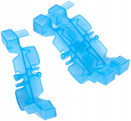 Set pista magica cu 2 masinute idealSTORE, Rainbow Amazing Tracks, Include 360 de piese, Circuit complet luminat de LED-uri incorcoprate, Posibilitate de a combina elemente in orice ordine