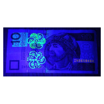 Tester Wireless de bancnote UV 4W IDL cu LED si Lampa Fluorescenta Ultravioleta pentru testarea autenticitatii bancontelor si documentelor, Functionalitate pe baterii