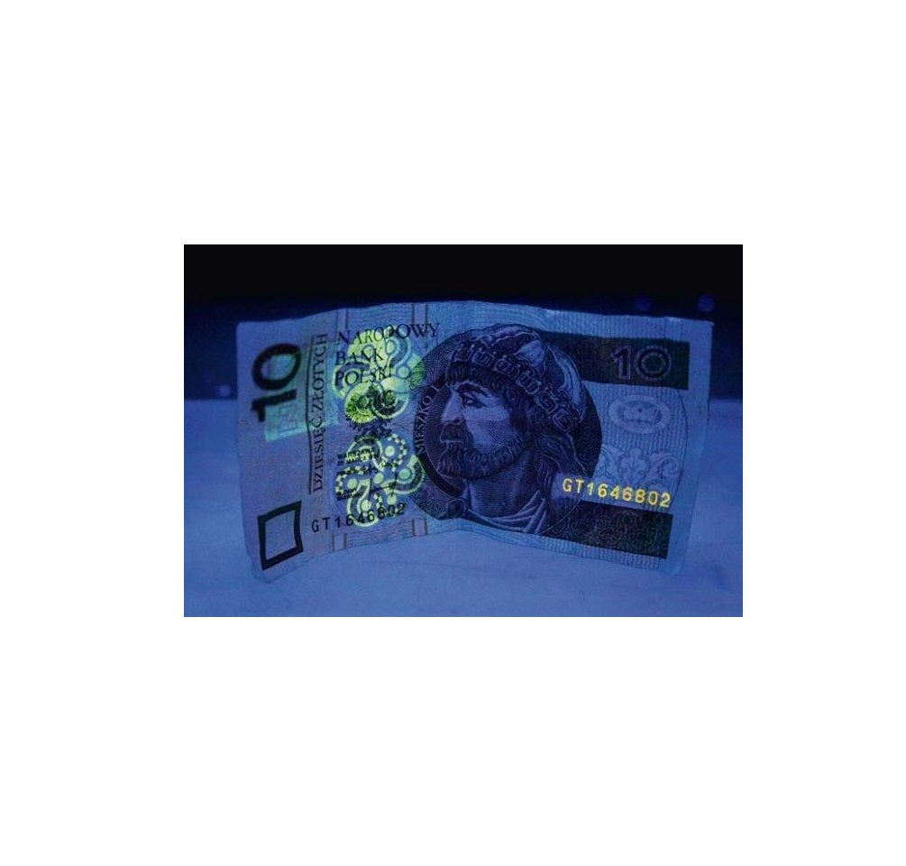 Tester Wireless de bancnote UV 4W IDL cu LED si Lampa Fluorescenta Ultravioleta pentru testarea autenticitatii bancontelor si documentelor, Functionalitate pe baterii