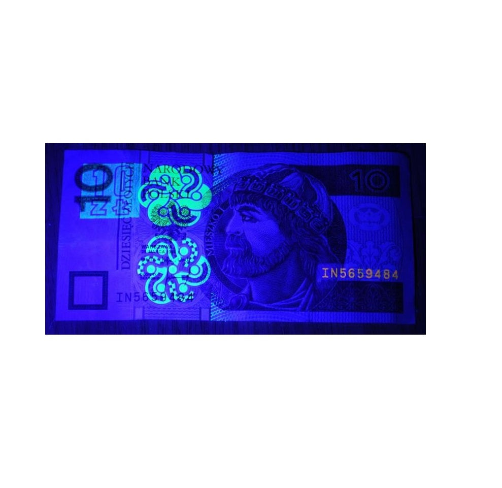 Tester Wireless de bancnote UV 4W IDL cu LED si Lampa Fluorescenta Ultravioleta pentru testarea autenticitatii bancontelor si documentelor, Functionalitate pe baterii