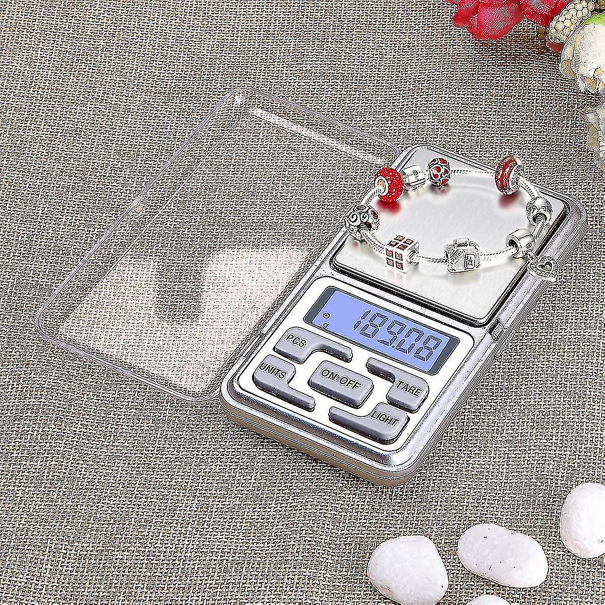 Cantar Electronic de Buzunar idealSTORE, Afisaj LCD, Capacitate maxima 200 g, Comutator Automat, Ideal pentru Bijuterii, Unitati de masurare, g, tl, oz, ct, gn, Display iluminat din Spate