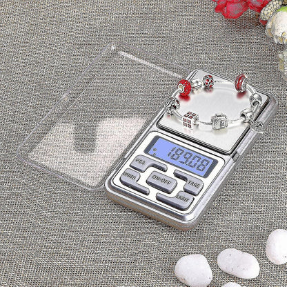 Cantar Electronic de Buzunar idealSTORE, Afisaj LCD, Capacitate maxima 200 g, Comutator Automat, Ideal pentru Bijuterii, Unitati de masurare, g, tl, oz, ct, gn, Display iluminat din Spate