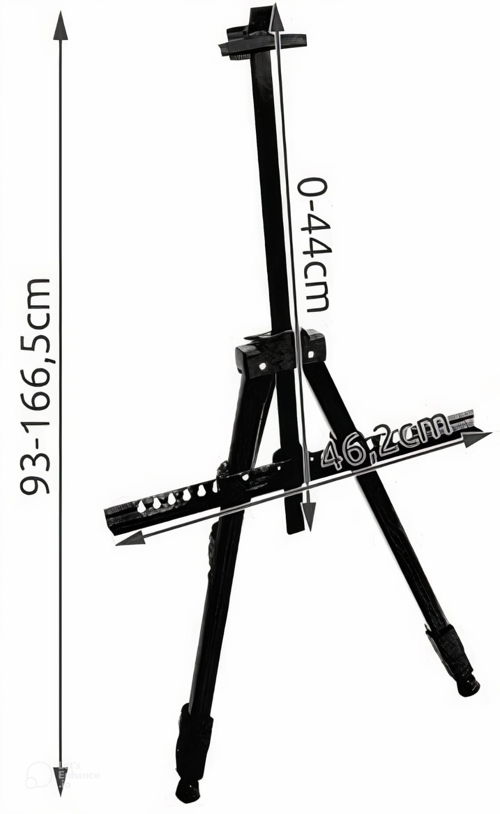Sevalet Profesional The Art Of Beauty idealSTORE, Picioare reglabile si Antiderapante in 3 segmente, Structura Metalica, Inaltime ajustabila 93-170 cm, Husa Transport Inclusa