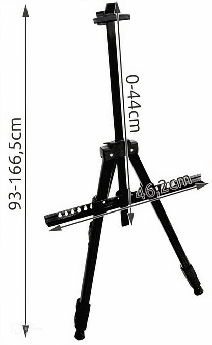 Sevalet Profesional The Art Of Beauty idealSTORE, Picioare reglabile si Antiderapante in 3 segmente, Structura Metalica, Inaltime ajustabila 93-170 cm, Husa Transport Inclusa