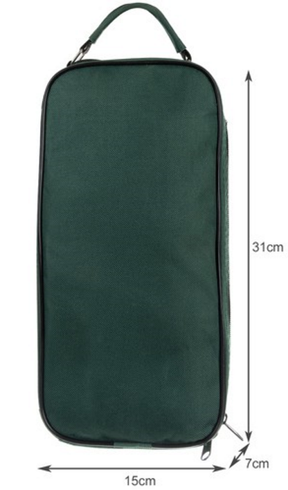 Joc Interactiv Boules idealStore, 8 Bile Cromate, 1 Minge de Referinta din Lemn, Sfoara Pentru Masurarea Distantei, Husa cu Fermoar si Maner, Pentru Toate Varstele