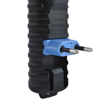 Paleta Electrica pentru Muste si Tantari IdealStore, Dimensiunie 21x51x3 cm, Lampa LED, Culoare Negru-Albastru