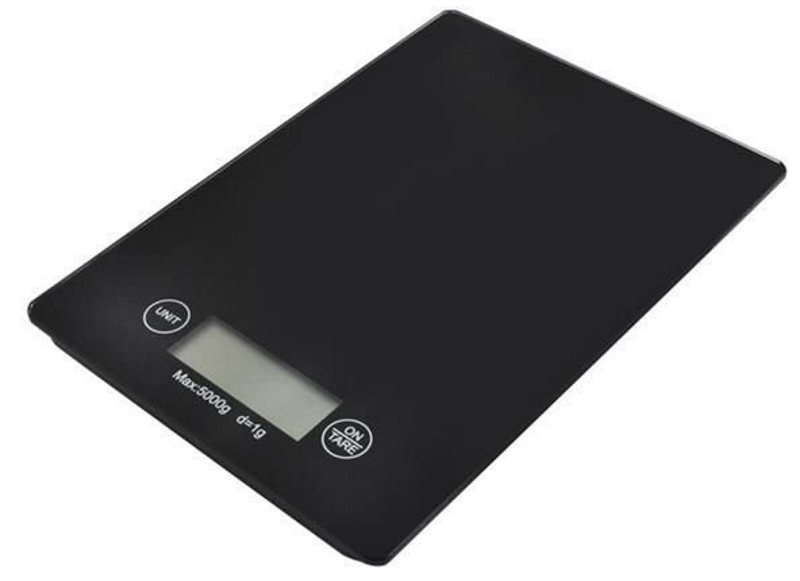 Cantar Electronic de Bucatarie idealSTORE, Dimensiuni 23 x 2 x 16 cm, Afisaj LCD mare, Oprire Automata, Piciaore din Cauciuc, Asigura stabilitate si nu se zgarie, Suprafata de sticla 4 mm, Rezistent la deteriorare si usor de curatat