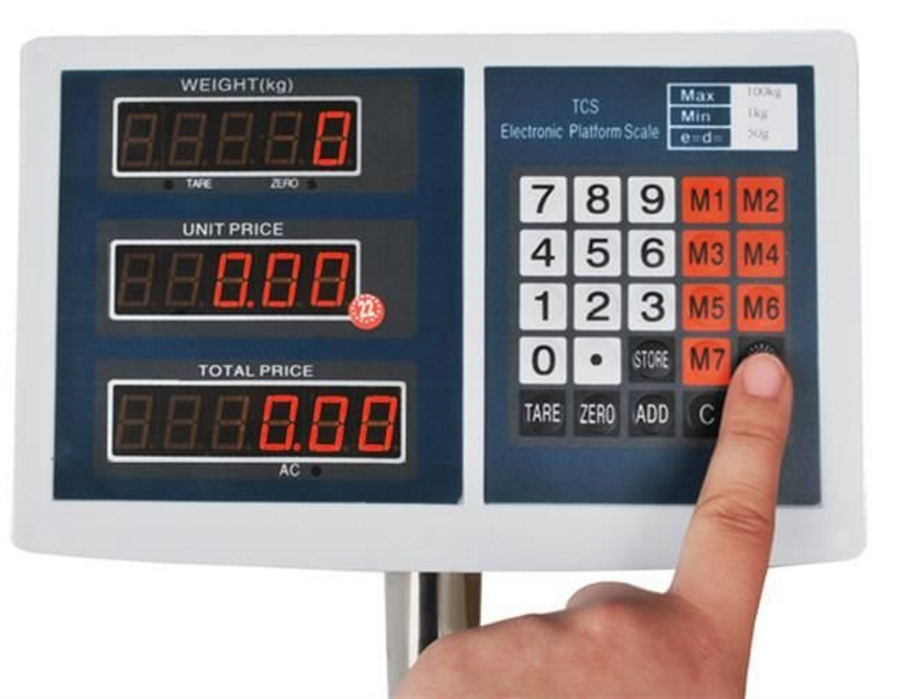 Cantar Electronic idealSTORE, DISPLAY LCD Iluminat, Dimensiuni 65 x 30 x 40 cm, Picioare Reglabile, Material Otel Inoxidabil, Rezistent la Socuri, Luminozitatea Cifrelor Reglabila, Include Baterie Incorporata, Sarcina 100 KG