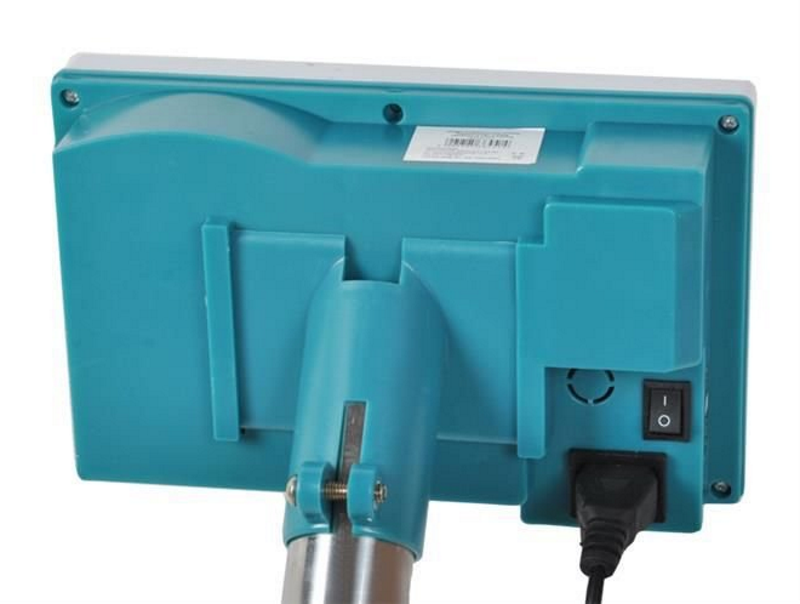 Cantar Electronic idealSTORE, DISPLAY LCD Iluminat, Dimensiuni 65 x 30 x 40 cm, Picioare Reglabile, Material Otel Inoxidabil, Rezistent la Socuri, Luminozitatea Cifrelor Reglabila, Include Baterie Incorporata, Sarcina 100 KG