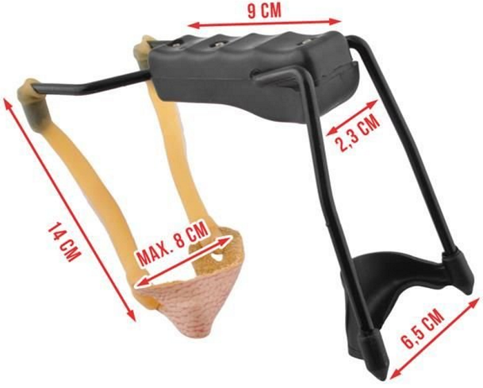 Prastie Profesionala idealSTORE, Maner antiderant si Ergonomic, Corzi elastice, Cauciuc Solid, Rezistent la intindere puternica, Suport antebrat, Raza de Evacuare 500 m