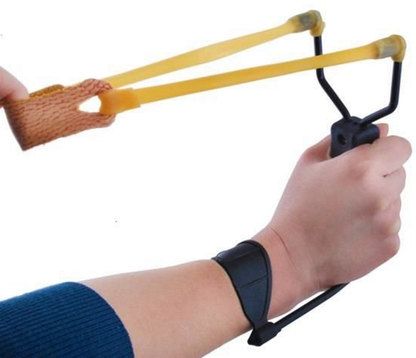 Prastie Profesionala idealSTORE, Maner antiderant si Ergonomic, Corzi elastice, Cauciuc Solid, Rezistent la intindere puternica, Suport antebrat, Raza de Evacuare 500 m