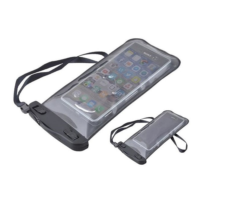 Husa impermeabila pentru Telefon SPACE BLACK idealSTORE, Asigura securitatea dispozitivului, Protejeaza perfect telefonul impotriva apei si a umiditatii in timpul rularii sau mersului cu bicicleta, Perfect pentru piscina, navigare, inot, plaja