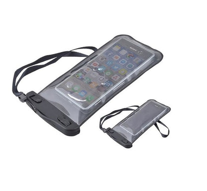 Husa impermeabila pentru Telefon SPACE BLACK idealSTORE, Asigura securitatea dispozitivului, Protejeaza perfect telefonul impotriva apei si a umiditatii in timpul rularii sau mersului cu bicicleta, Perfect pentru piscina, navigare, inot, plaja