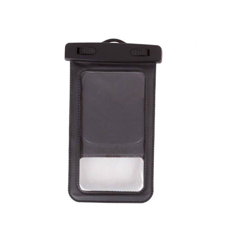 Husa impermeabila pentru Telefon SPACE BLACK idealSTORE, Asigura securitatea dispozitivului, Protejeaza perfect telefonul impotriva apei si a umiditatii in timpul rularii sau mersului cu bicicleta, Perfect pentru piscina, navigare, inot, plaja