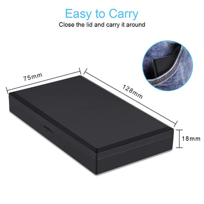 Cantar Electronic de Buzunar idealSTORE, Afisaj Digital LCD, Functie Tara, Greutate Suportata 200 G, Precizie de Cantarire 0, 01 g, Oprire Automata, Profesional, Cantarire Alimente - Ingrediente Bucatarie