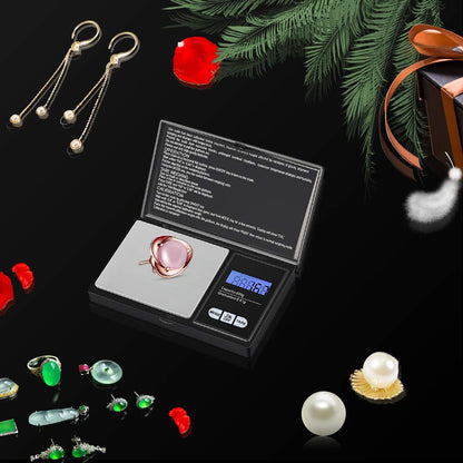 Cantar Electronic de Buzunar idealSTORE, Afisaj Digital LCD, Functie Tara, Greutate Suportata 200 G, Precizie de Cantarire 0, 01 g, Oprire Automata, Profesional, Cantarire Alimente - Ingrediente Bucatarie