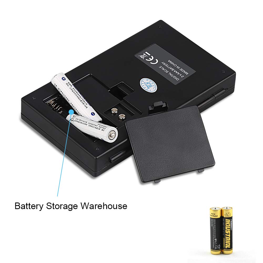 Cantar Electronic de Buzunar idealSTORE, Afisaj Digital LCD, Functie Tara, Greutate Suportata 200 G, Precizie de Cantarire 0, 01 g, Oprire Automata, Profesional, Cantarire Alimente - Ingrediente Bucatarie