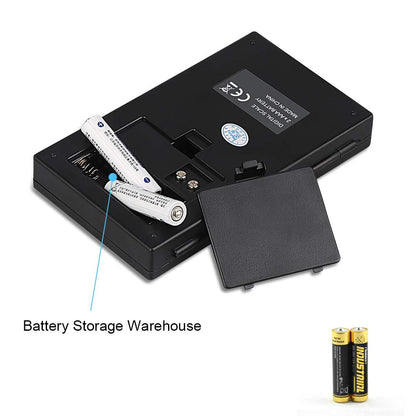 Cantar Electronic de Buzunar idealSTORE, Afisaj Digital LCD, Functie Tara, Greutate Suportata 200 G, Precizie de Cantarire 0, 01 g, Oprire Automata, Profesional, Cantarire Alimente - Ingrediente Bucatarie