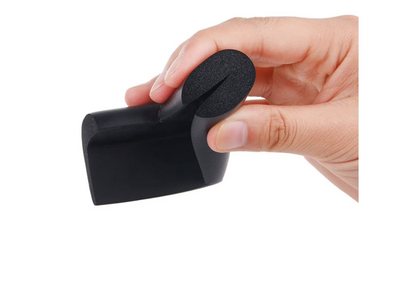 Banda Protectie Colturi si Margini Mobila pentru Copii, idealSTORE Lungime 2m, Grosime 11mm, Latime 3cm, Lungime banda adeziva 4,1m, Siguranta copii, Spuma alba, impermeabila si flexibila, Culoare Negru