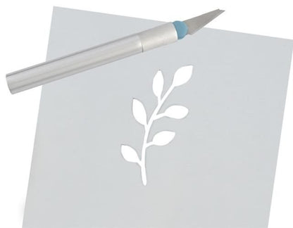 Set Cutite de Modelat idealSTORE, Include 3 Manere diferite, 13 lame de diferite marimi si forme, Ambalat in cutie cu banda magnetica, Perfect pentru Decoupage sau Lucrari delicate de modelare