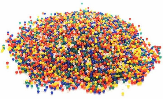 Bile Multicolore din Hidrogel idealSTORE, Include o Multime de bile Colorare, Expandabile in Apa, Biodegradabile, 3-15mm, 5g Utilizari Multiple