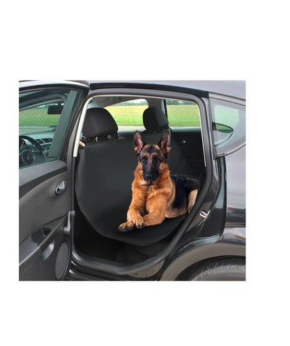 Husa auto idealSTORE profesionala de protectie animale, Dimensiuni 144 x 144 cm, Usor de curatat, Rezistenta la apa, Material poliester, Ajuta la mentinerea scaunelor curate, Culoare Negru