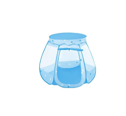 Cort de joaca pentru copii IDL Splash Bubble ce garanteaza ore intregi de distractie, Usor de asamblat, Fabricat din material sintectic si durabil, Culoare-Albastru