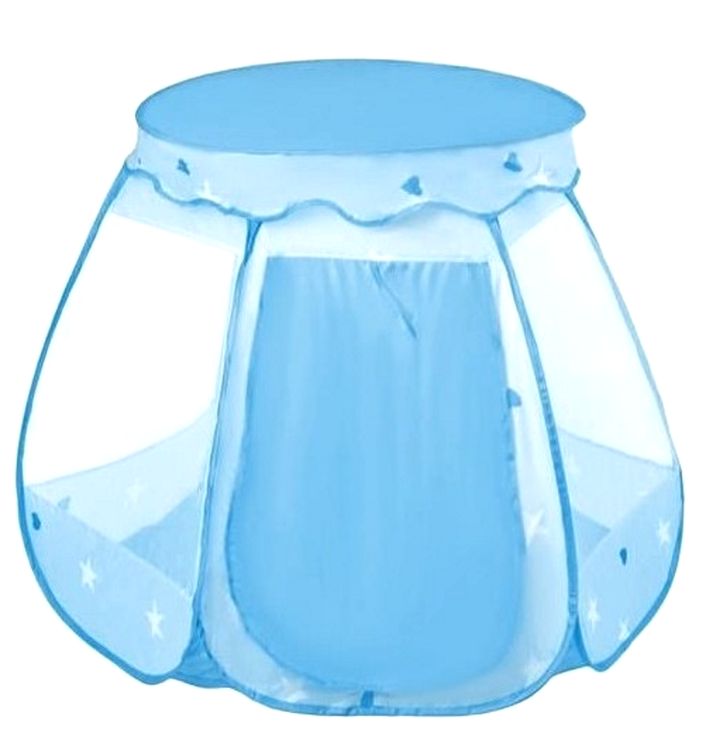 Cort de joaca pentru copii IDL Splash Bubble ce garanteaza ore intregi de distractie, Usor de asamblat, Fabricat din material sintectic si durabil, Culoare-Albastru