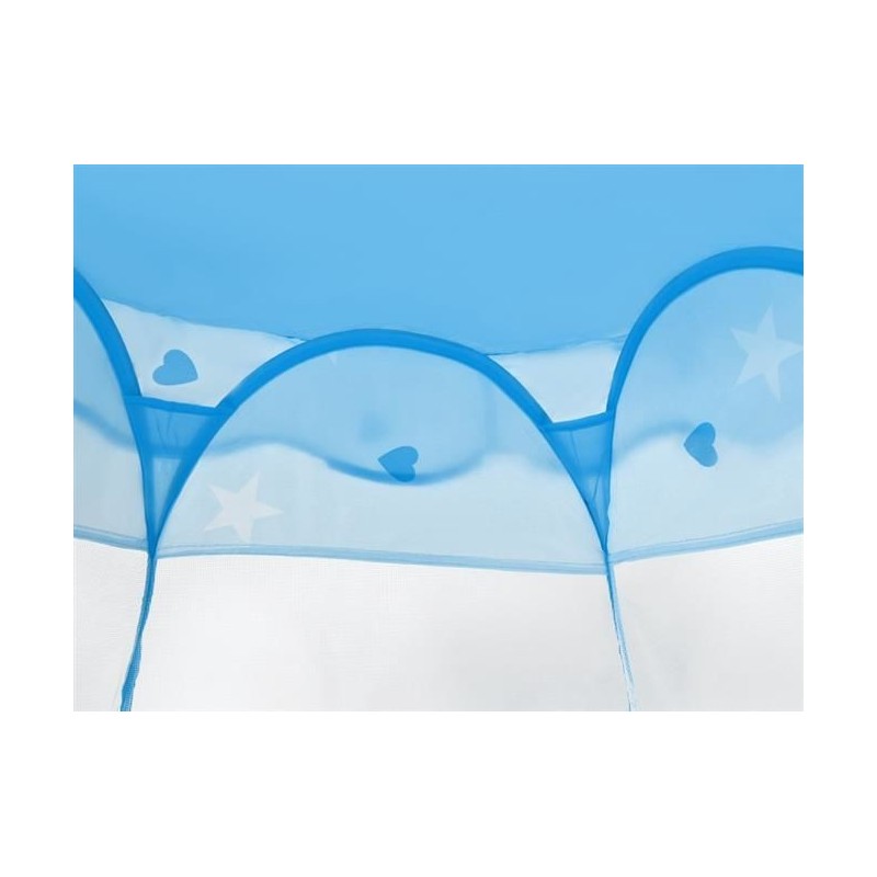 Cort de joaca pentru copii IDL Splash Bubble ce garanteaza ore intregi de distractie, Usor de asamblat, Fabricat din material sintectic si durabil, Culoare-Albastru