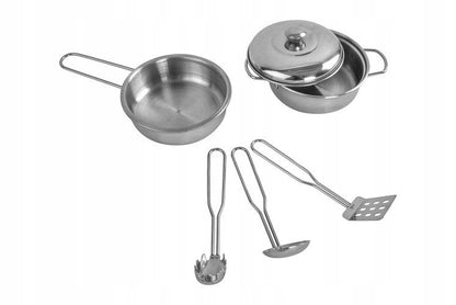 Bucatarie Alba din Lemn Pentru Copii Master Chef idealStore, Sunet si Iluminare Led, Costum de Bucatar, Accesorii pentru Gatit Incluse, Materiale de Inalta Calitate