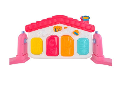 Covoras interactiv Multifunctional cu pian 3 IN 1 IDL pentru bebelusi, Conceput pentru a ajuta dezvoltarea fizica si motorie a copilului, Culorile vii si expresive vor atrage atentia