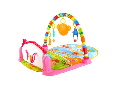 Covoras interactiv Multifunctional cu pian 3 IN 1 IDL pentru bebelusi, Conceput pentru a ajuta dezvoltarea fizica si motorie a copilului, Culorile vii si expresive vor atrage atentia