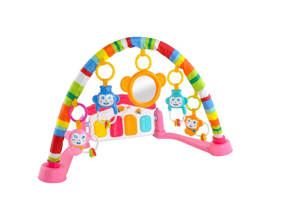 Covoras interactiv Multifunctional cu pian 3 IN 1 IDL pentru bebelusi, Conceput pentru a ajuta dezvoltarea fizica si motorie a copilului, Culorile vii si expresive vor atrage atentia