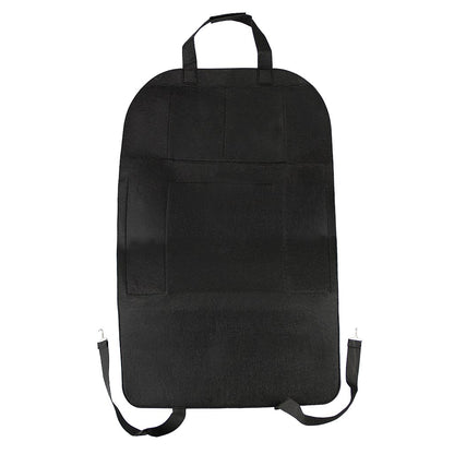 Organizator Multifunctional pentru Scaun Auto idealSTORE, Include 7 Buzunare de Diferite Dimensiuni, Ideal pentru Suport Tableta, Telefon, Servetele, Bauturi, Jucarii, Compatibil cu Orice Masina, Material Pasla