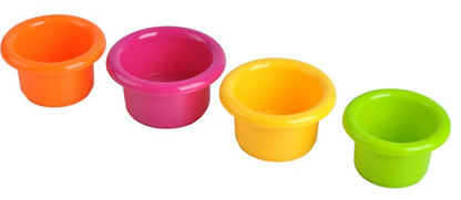 Jucarie de Baie Caracatita idealSTORE, Dimensiuni 27 x 5 x 30 cm, Include un Tobogan cu apa, 4 cupe colorate, Ventuze puternice pentru prinderea pe peretele dusului, cazii, faiantei, Ajuta la Dezvoltarea Simturilor si a Capacitatilor Congnitive