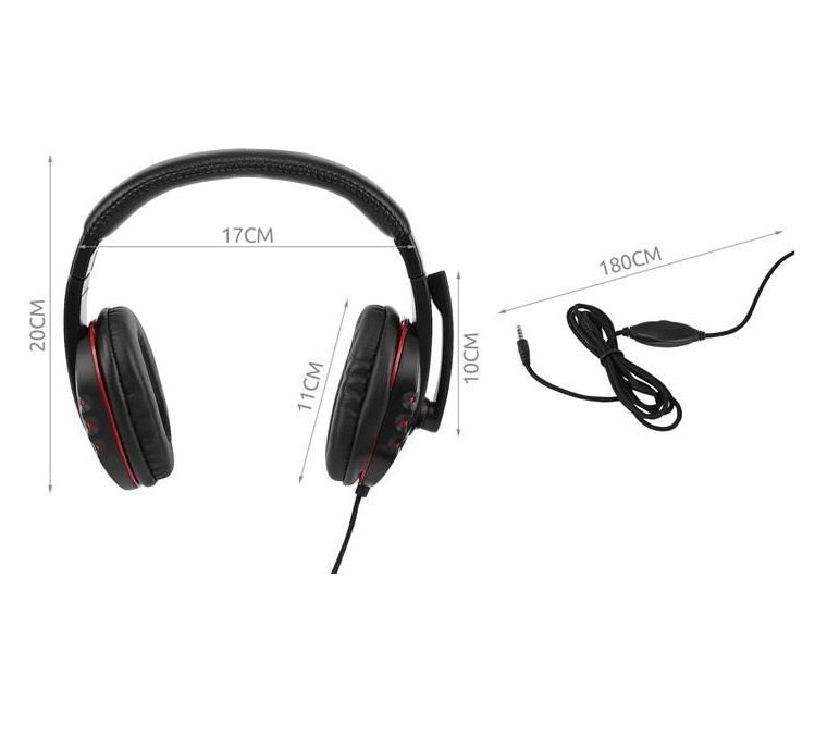 Casti gaming cu Microfon idealSTORE BLACK xSOFT RADER, Dimensiuni 17 x 20 cm, Design semi-deschis ce va reduce sunetul din jur, Microfon incorporat, Volum reglabil, Confectionate din piele ecologica, Negru-Rosu