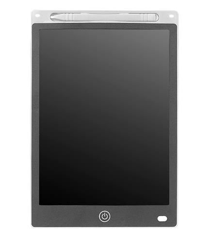 Tableta Grafica XL pentru Desen si Scris idealSTORE, Dimensiuni 17.2 x 0.6 x 25 cm, Ecran de 10 inch, Incurajeaza jocul creativ prin diversificare, Negru-Alb