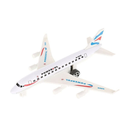 Aeroport pentru copii HEAVEAN AIRPORT idealSTORE, Dimensiuni 95 x 60 x 28,5 cm, Este format din 70 elemente, Include accesorii, avion, 4 camioane, indicatoare, autocolante, pista de aterizare