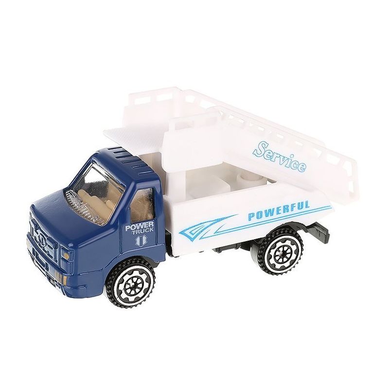 Aeroport pentru copii HEAVEAN AIRPORT idealSTORE, Dimensiuni 95 x 60 x 28,5 cm, Este format din 70 elemente, Include accesorii, avion, 4 camioane, indicatoare, autocolante, pista de aterizare