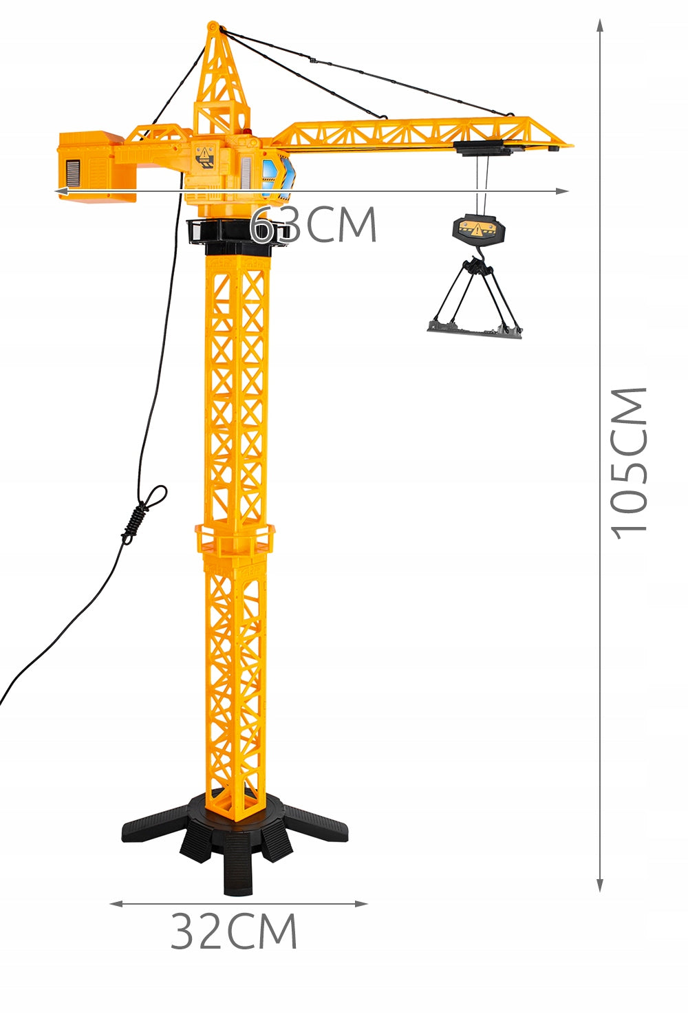 Macara interactiva cu telecomanda idealSTORE, Dimensiuni 105 x 32 x 63 cm, Iluminare de fundal LED, Abilitatea de a controla de la distanta