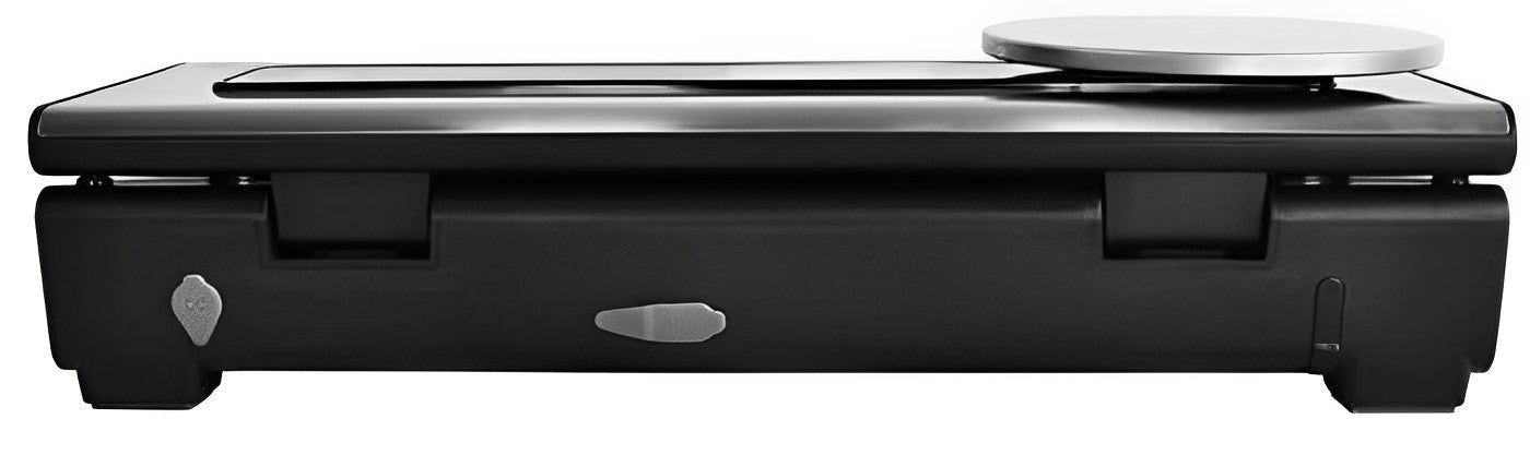 Aparat de Vidat si Sigilat Alimente idealSTORE, Include 9 Role cu Folie, 5 Saci de Depozitare, Cantar Incorporat, Putere 120W, Nivel de Vidare -80kPa, Latime 36 cm, Putere Vidare Reglabila, Buton pentru Vidarea Produselor Umede sau Uscate, Operare simpla