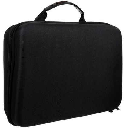 Aparat de Masaj tip Pistol Relax Feet idealSTORE, Ecran Tactil, Autonomie 6 Ore, 10 Capete Inlocuibile Pana la 30 de Niveluri de Intensitate a Masajului, Design Ergonomic, Ajuta la Relaxarea Muschilor, Include Geanta pentru Transport